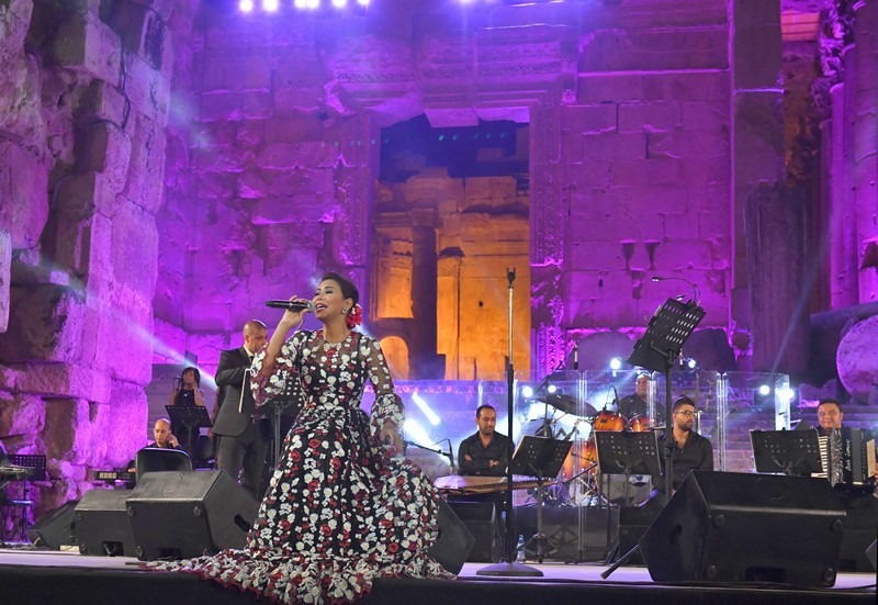 Sherine Abdel Wahab at Baalbeck Festival